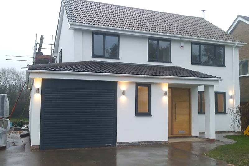 photo of Rendering Detached House in Warwickshire