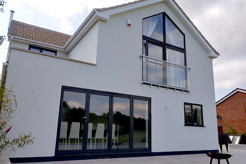 photo of Rendering Detached House in Warwickshire
