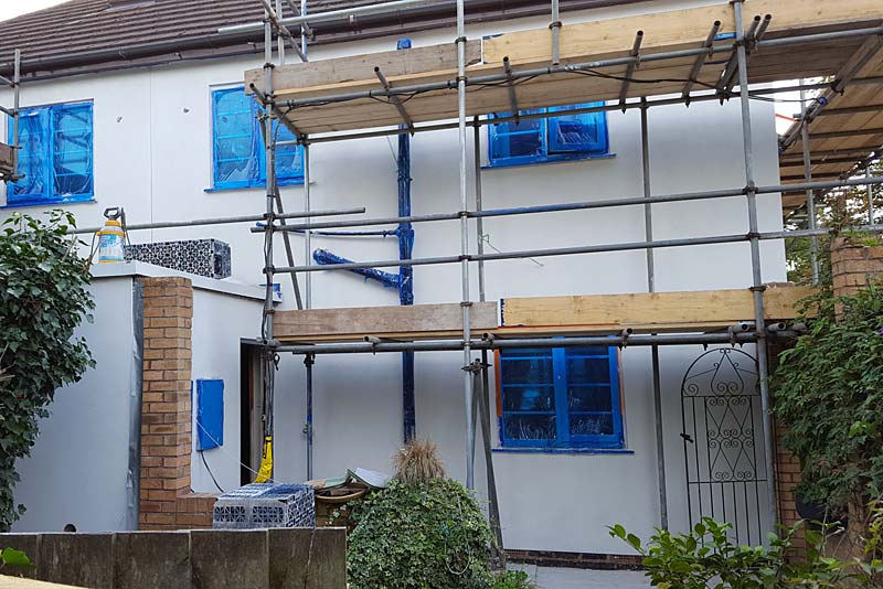 photo of Rendered 1930s detached house in Shropshire