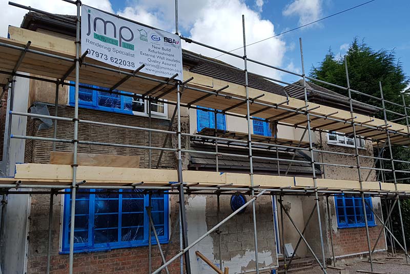 photo of Rendered 1930s detached house in Shropshire